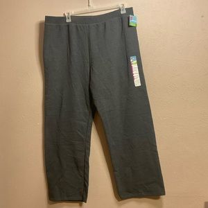 Gray XXL Hanes Fleece Pants new with tags